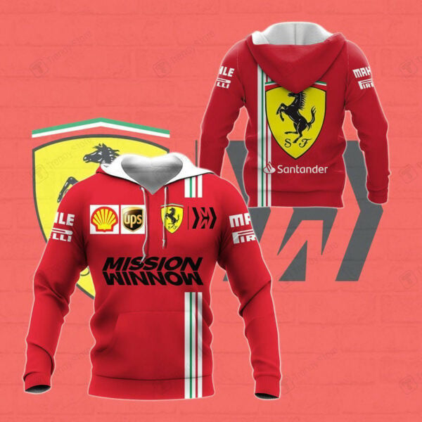 Scuderia Ferrari Luxyry Racing Car F1 8k159 Fan Gift 3d Zip Hoodie Hoodie Ii0 2201